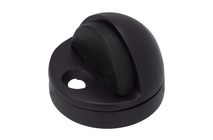Signature Hardware - Solid Bronze High Dome Doorstop - Dark Bronze