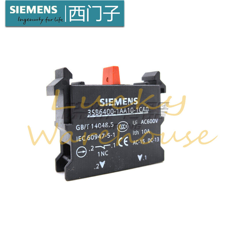2PCS 3SB6400-1AA10-1CA0 Contact block~