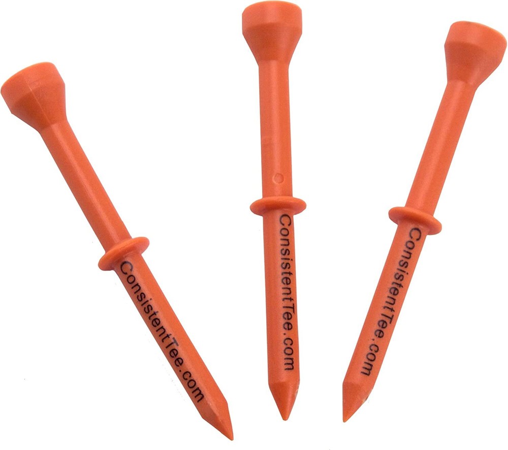Consistent Tee Golf Tees - 10 pack Golf Tees - Pick Color! - 3.25"