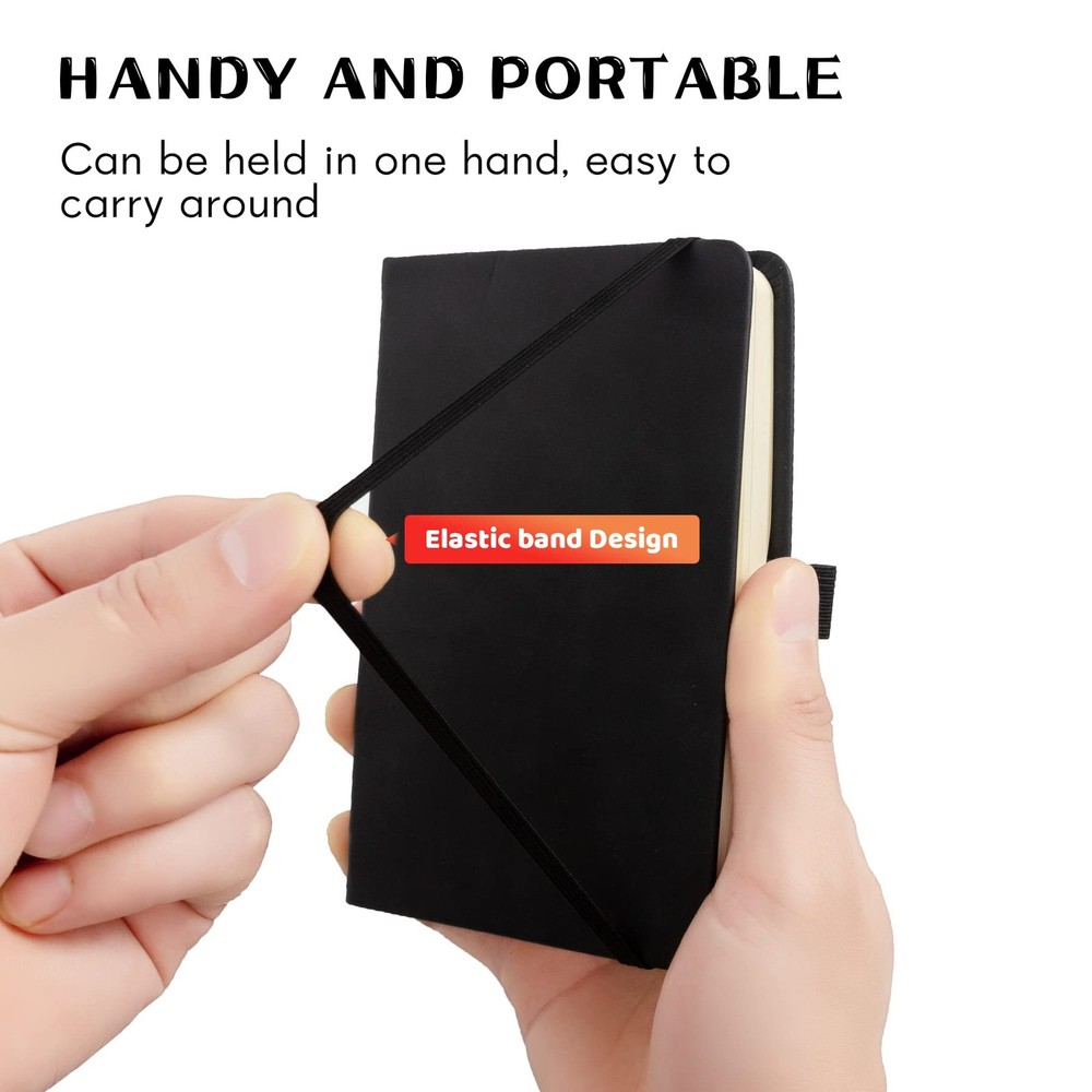 Animusphere 2Pack Pocket Notebook Small Journal 4 Black