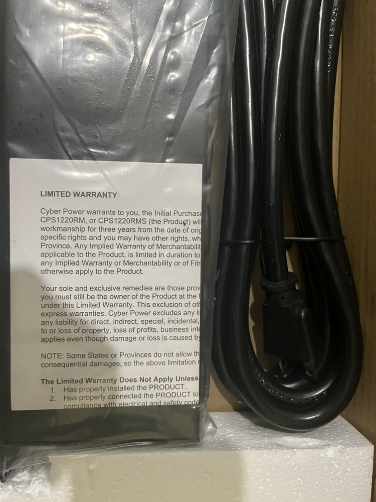 CyberPower CPS-1220RMS Rackmount 20A Surge Protector - Rack-mountable