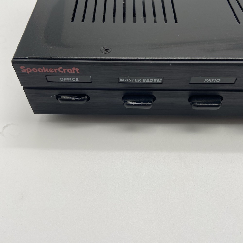 SpeakerCraft S8dc 8 Zone Multi-Room Audio Speaker Selector Switcher - Working