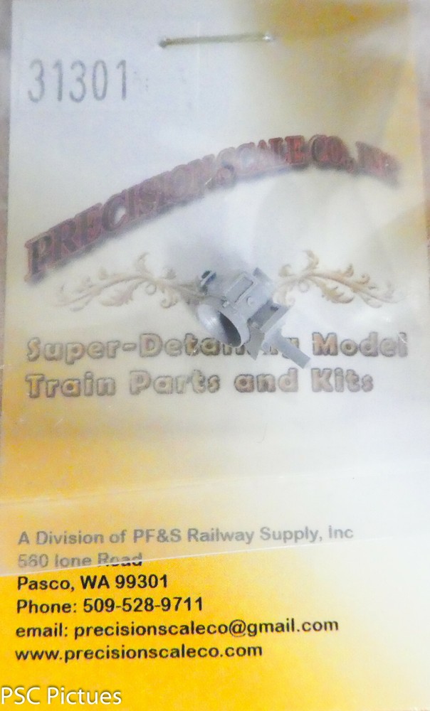 Precision Scale HO #31301 Headlight, Arc Type, (Plastic) 1:87th Scale