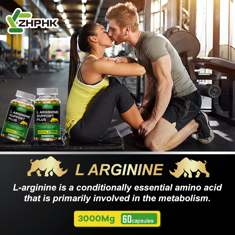 L-Arginine 3000mg, Extra Strength Nitric Oxide & Circulation Boost, ED Support