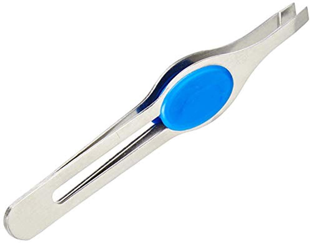 DB-Tech Large Suction Cup Magnifying Mirror with Precision Tweezer