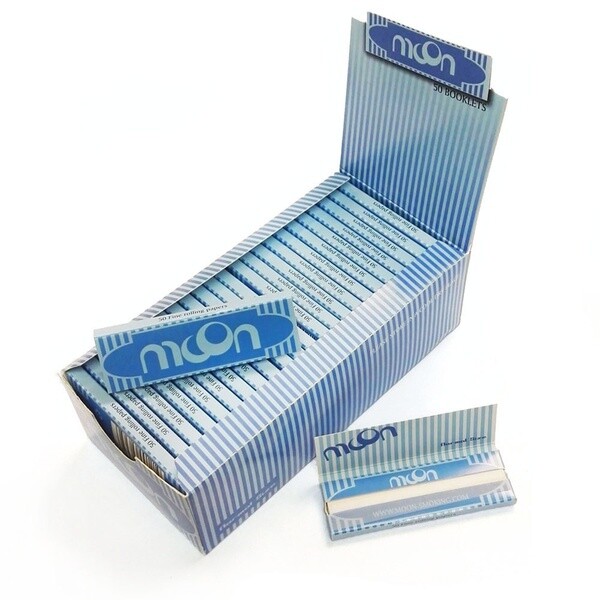 Moon Rolling Papers Blue Rice 1 1/4 Per Pack Pricing *USA Shipped*