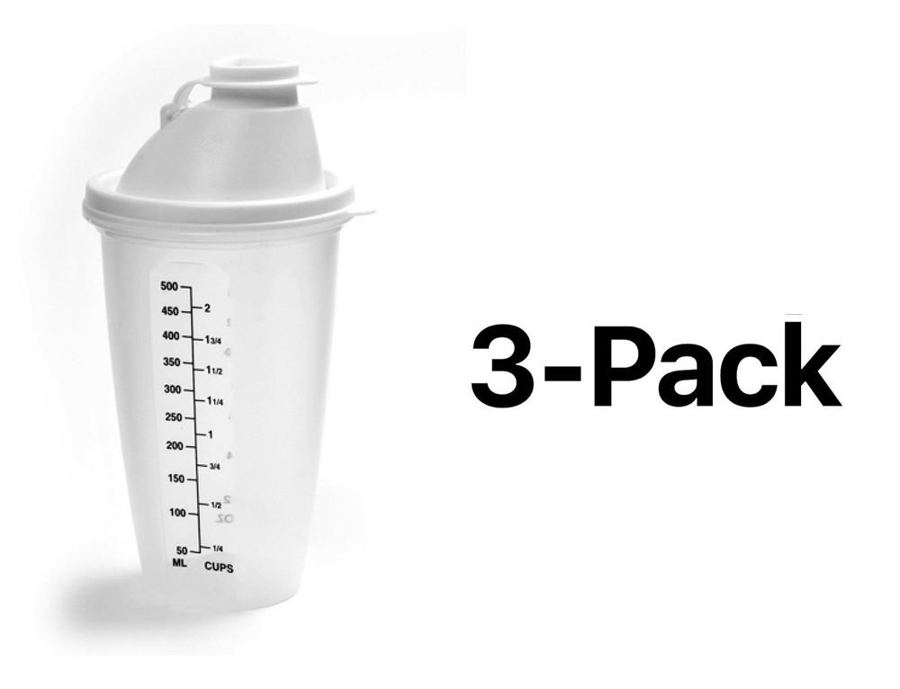 Norpro Measure/Mix Shaker, 16 oz (3-Pack)