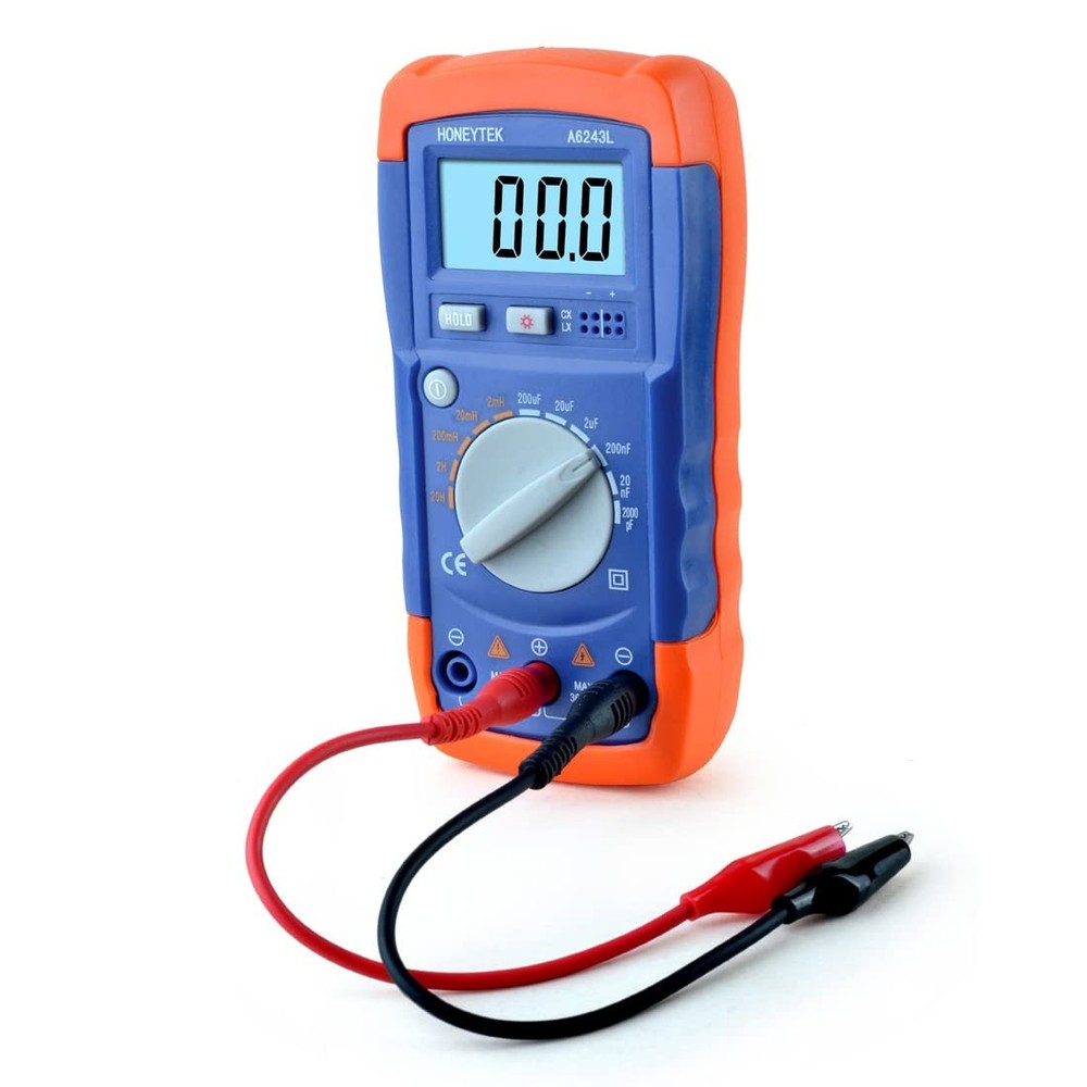 HONEYTEK A6243L Digital Inductance Meter Electronic Capacitance Tester Induct...