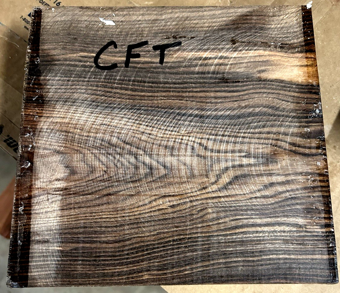 ONE LARGE KILN DRIED EXOTIC ROSEWOOD BLANK TURNING LUMBER BOWL 9" x 9" x 3" CFT