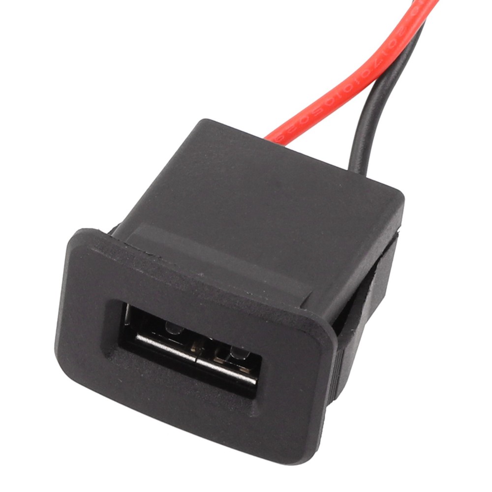 Quick and Easy Installation USB Female Base 2P Socket for All Vehicles