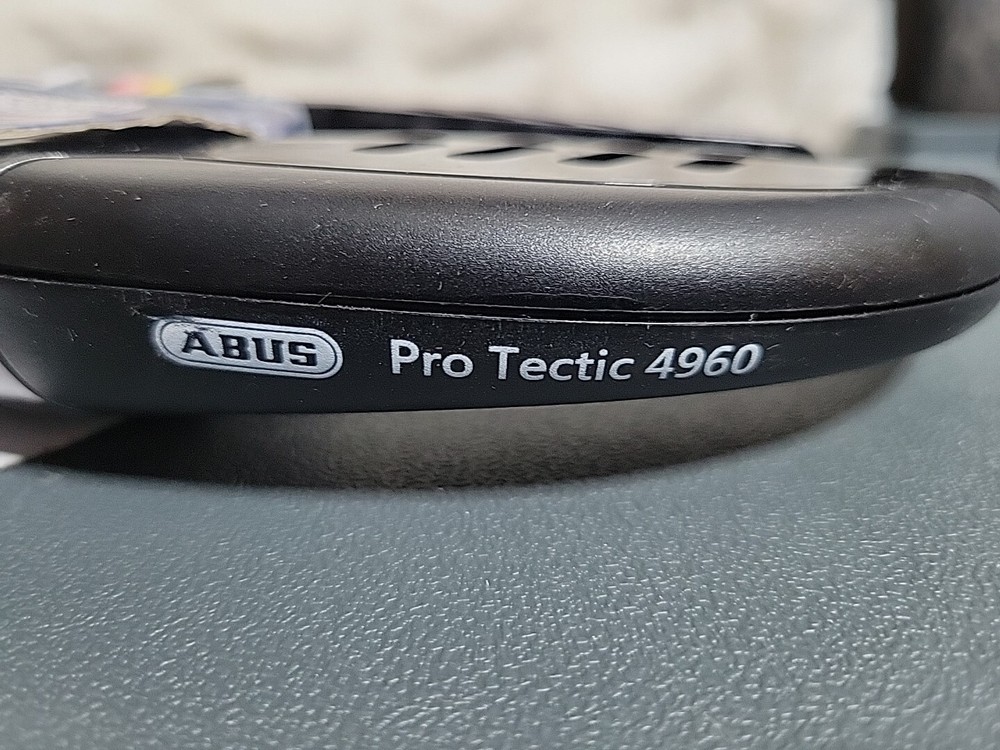 ABUS Pro Tectic 4960 Frame Lock, Black Bicycle Security Keyed Lock