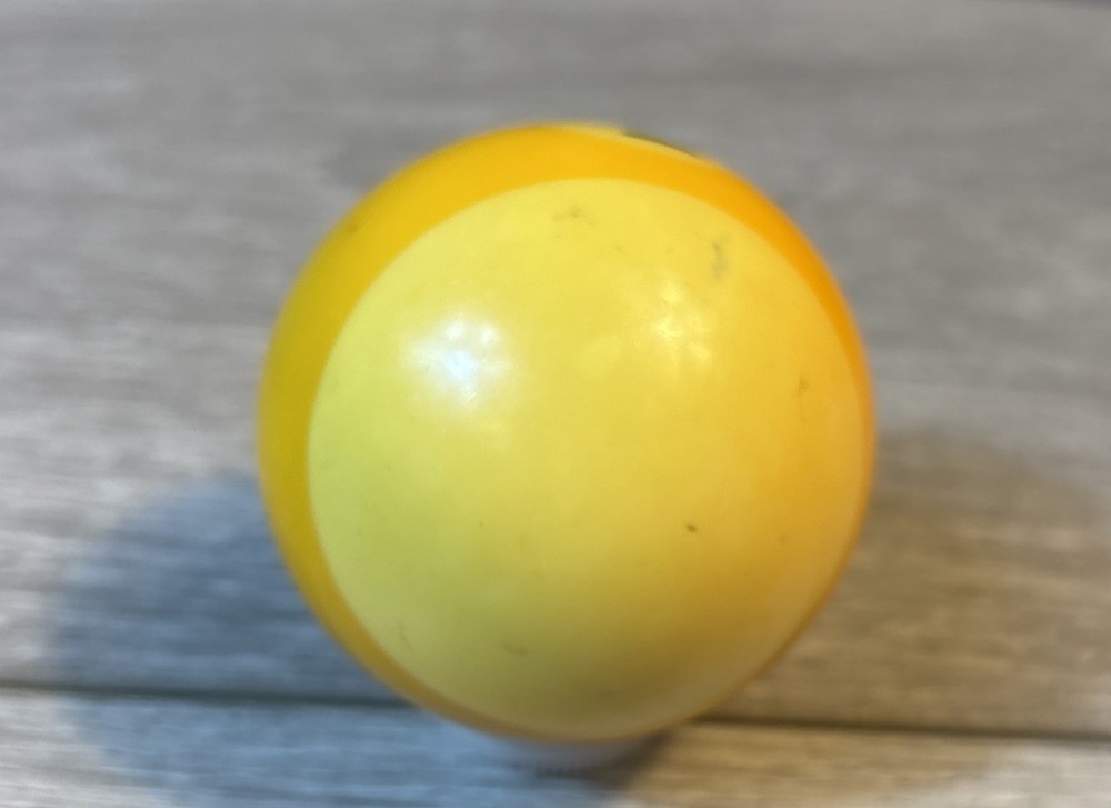 No. 9 Striped Yellow Pool Ball Billiard 2.5 “Replacement