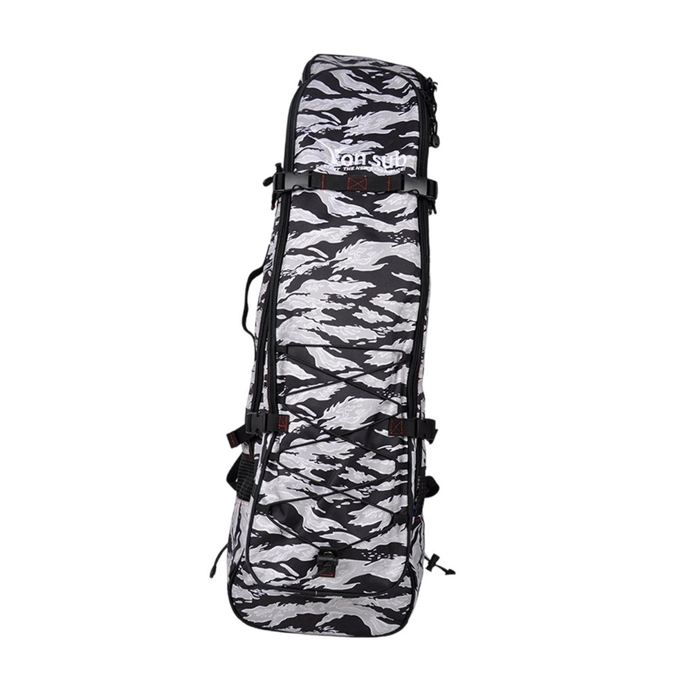 Long Fins Bag Utility Backpack Practical with Zippers Versatile Storage