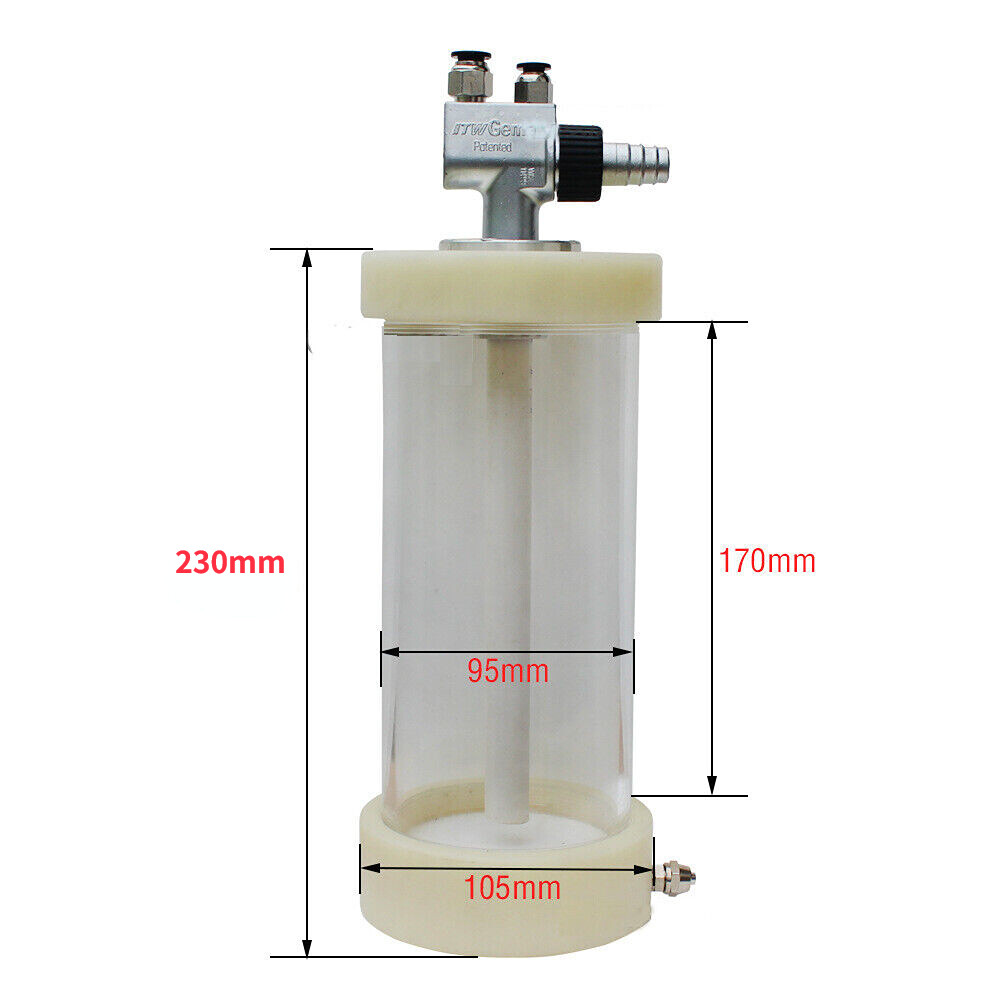 for powder coating machine system Fluidization hopper cup (1 L) with IG02 pump
