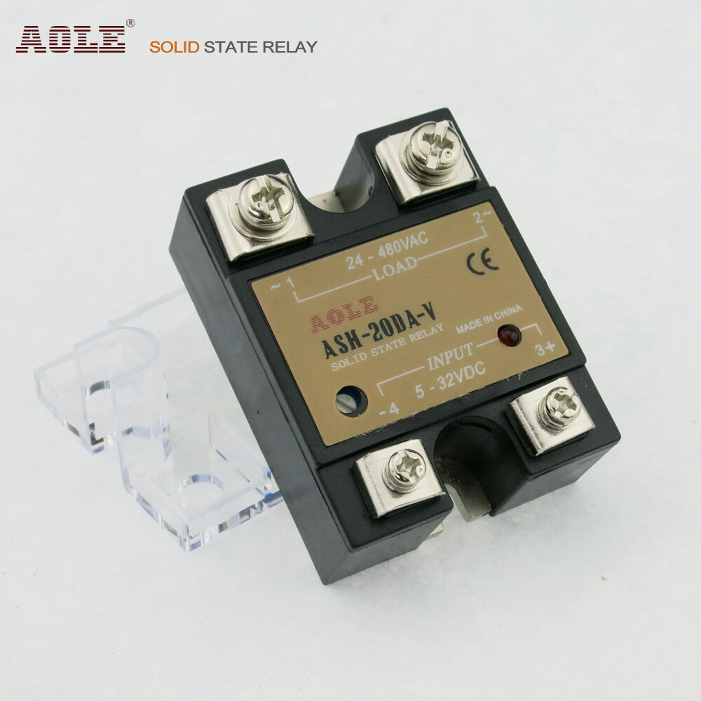 Single-phase solid state relay ASH-20DA-V built-in potentiometer 20A