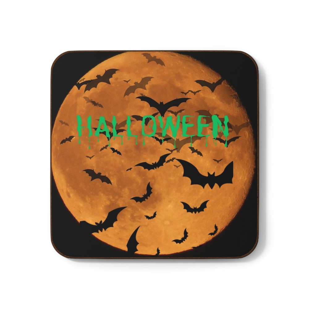 Hardboard Back Coaster Halloween 2024