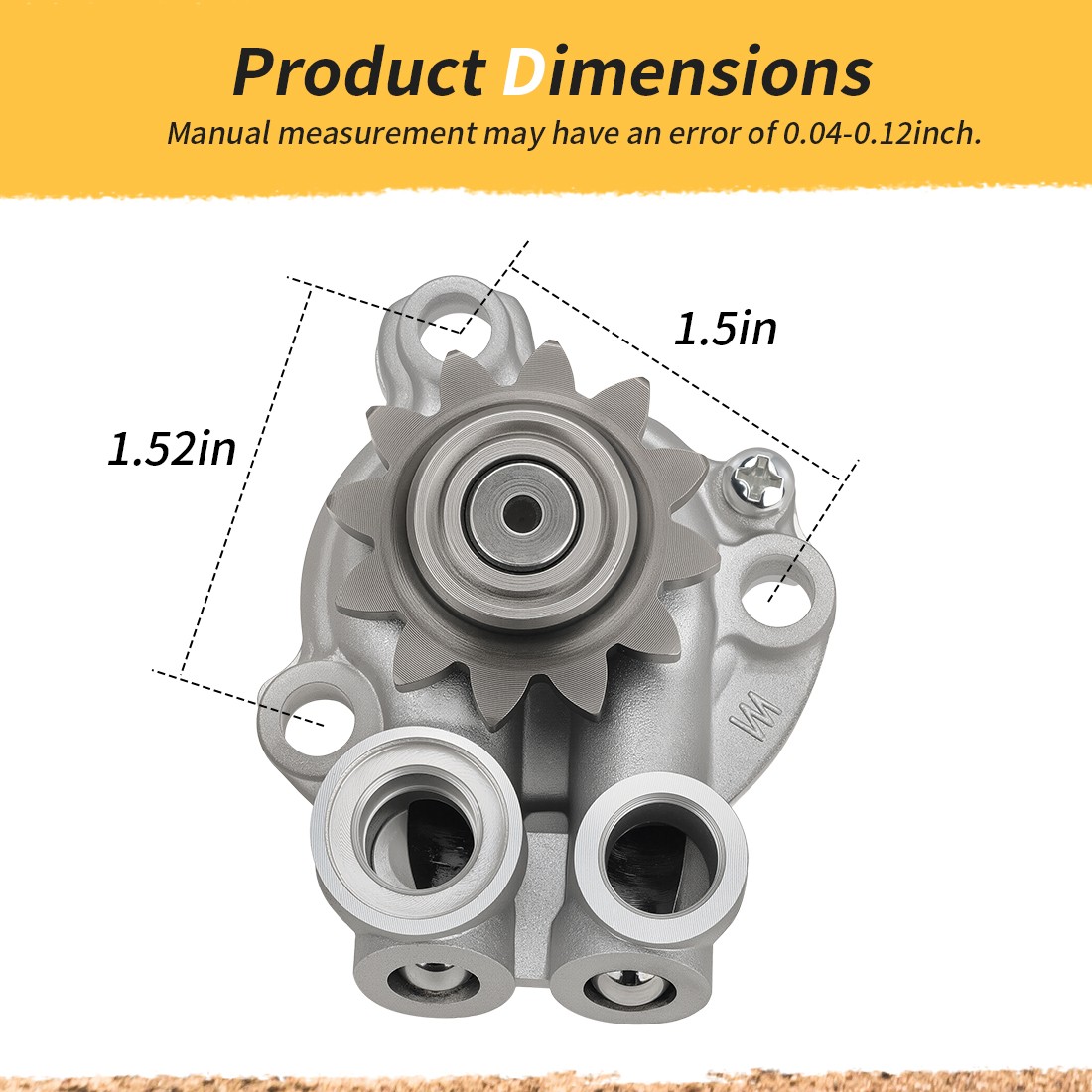 Oil Pump Assembly & Rotor for Yamaha YFZ450 2007-2009 2012-2013 5D3-13300-00-00