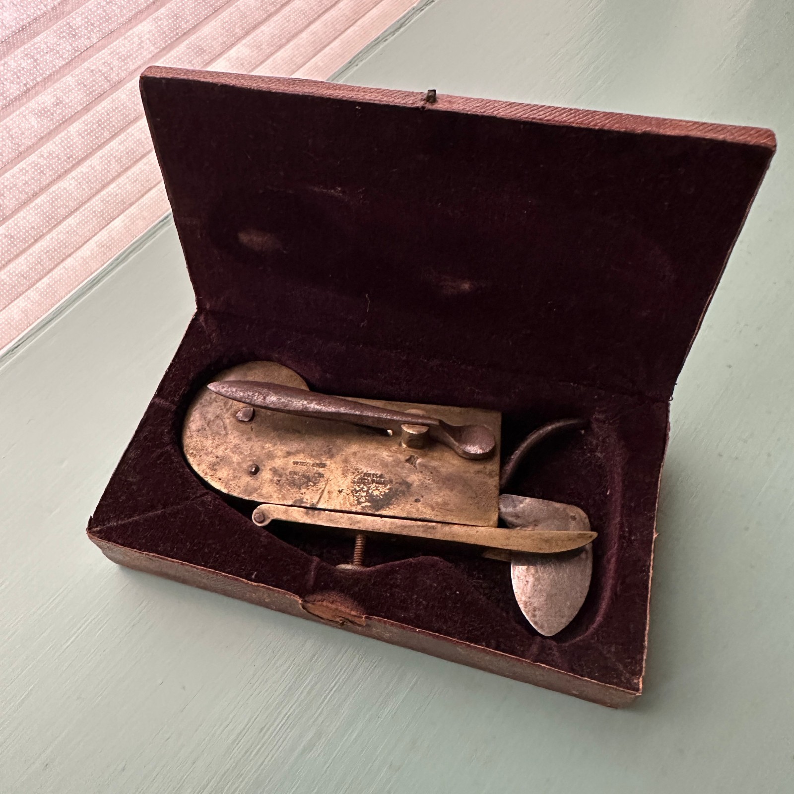 Antique Wiegand & Snowden Philadelphia Scarificator Bloodletting Surgical Tool