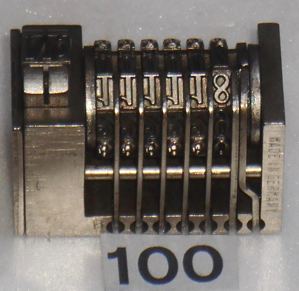 LEIBINGER | letterpress Reverse numbering machine | 100