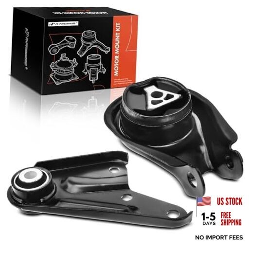2PCS Engine Motor Mount and Torque Strut Mount Set Compatible with Mazda 3