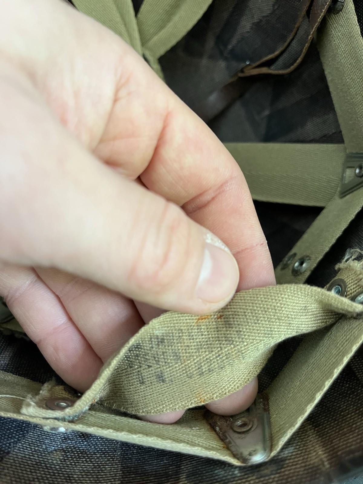 Vietnam Era ARVN Ranger M1 Helmet Complete WW2 w/Liner Dated 1968 Rare