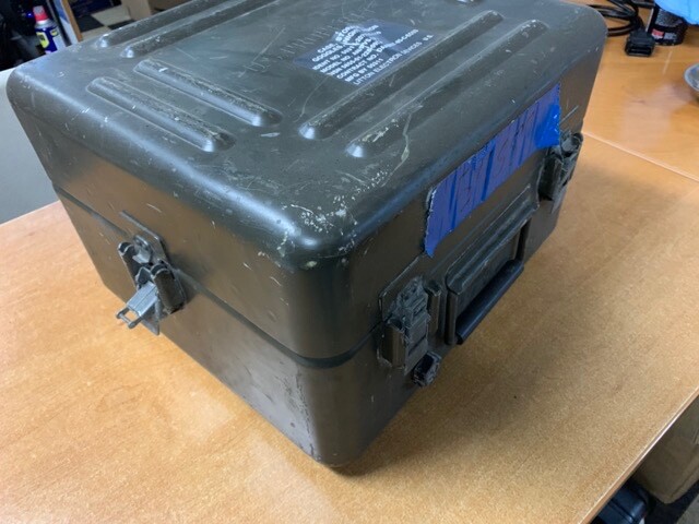 Army Storage case, night vision case, camera ammo and food storage. aluminum