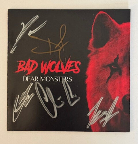 Bad Wolves Dear Monster Autographed Signed CD