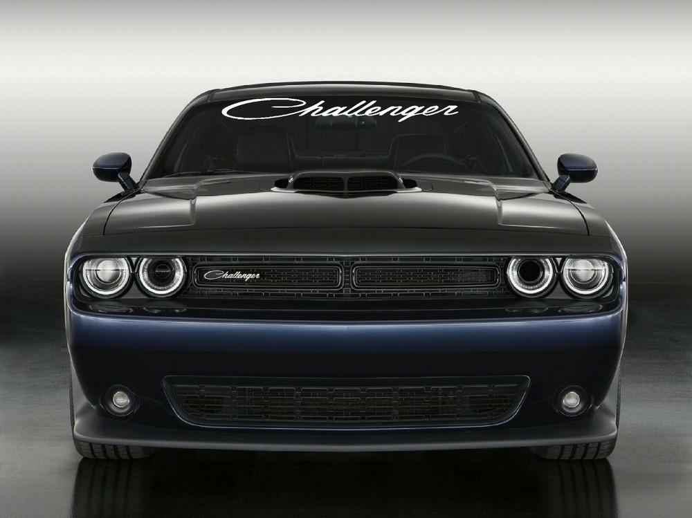 Dodge Challenger Windshield Banner Decal 4" x 38
