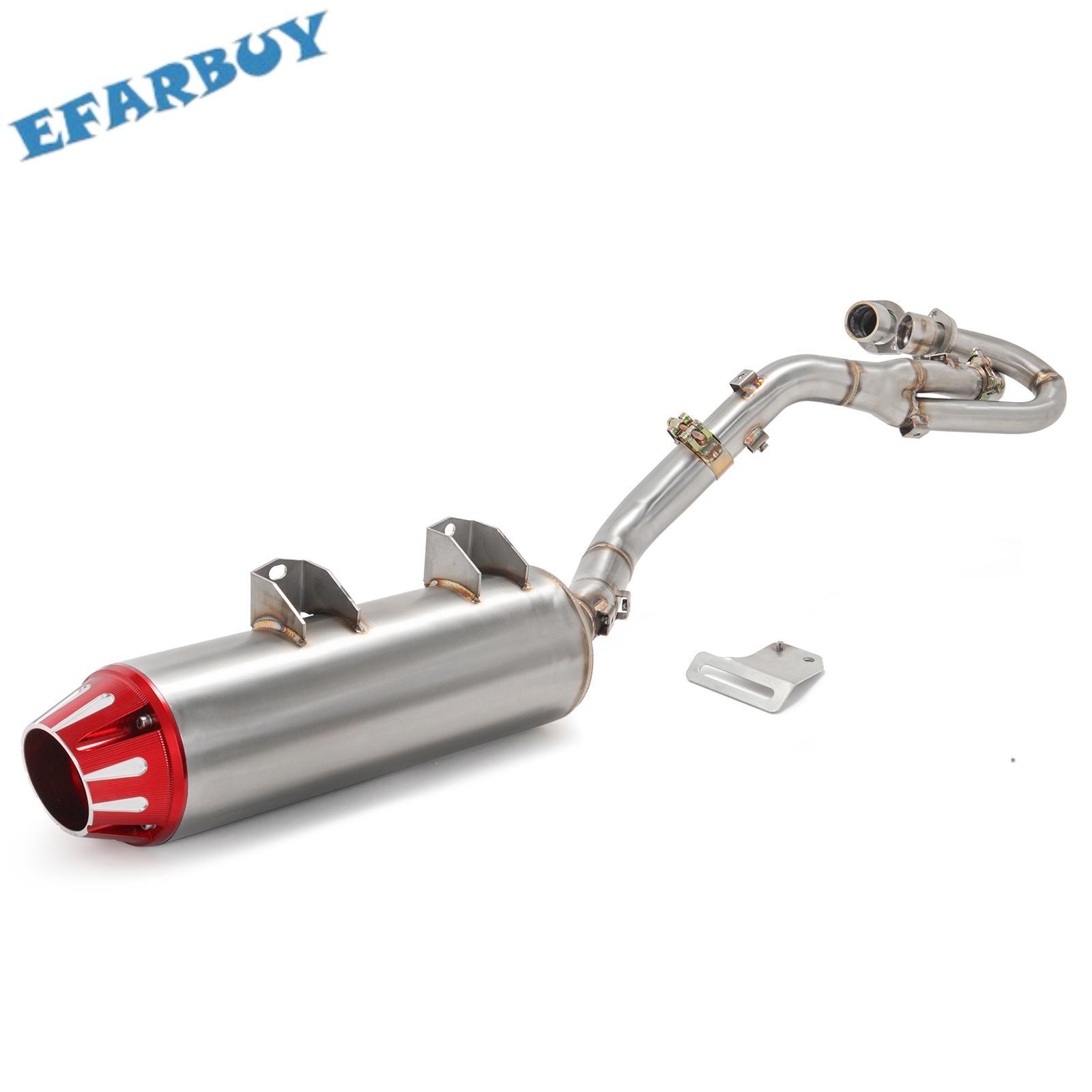 Full System Exhaust Pipe for Yamaha Raptor 700 700R YFM700RSE Aluminum Muffler