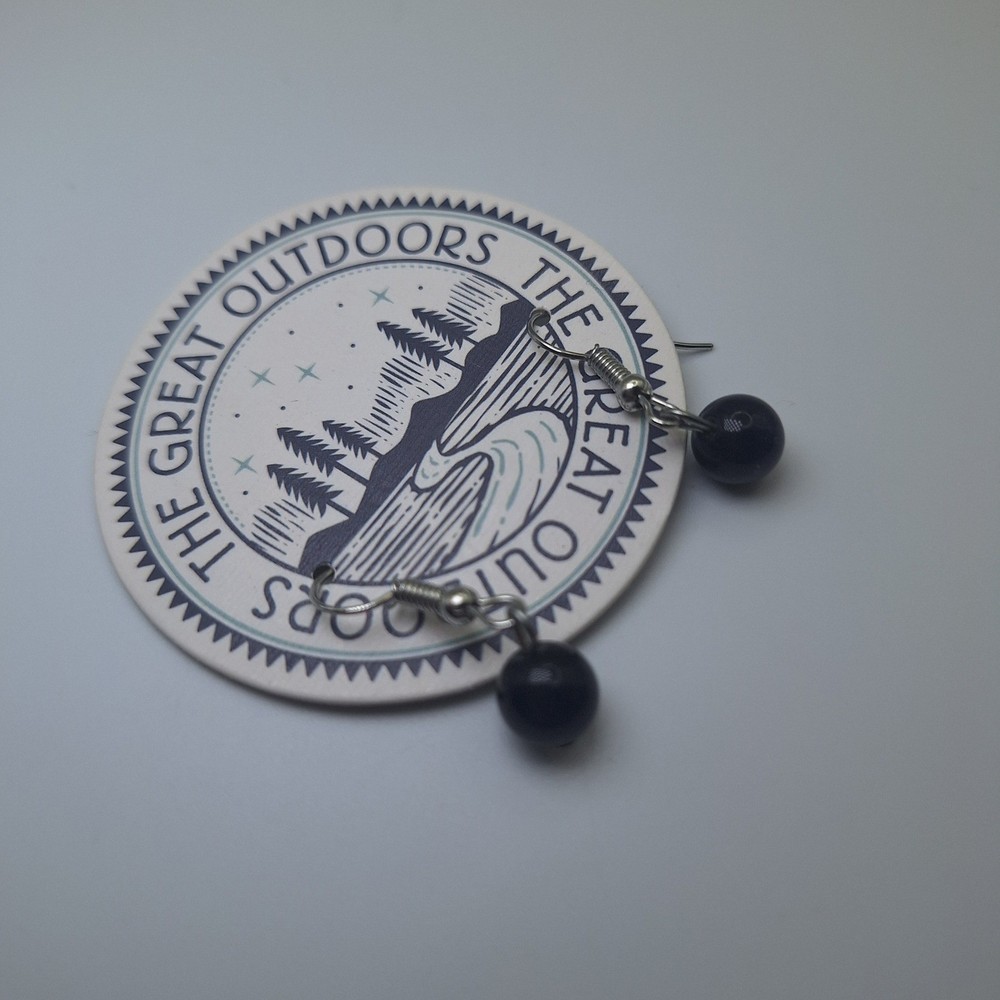 Rock Haven Studio Oval Crystal Dangle Earrings Silver Tone 2 Sets