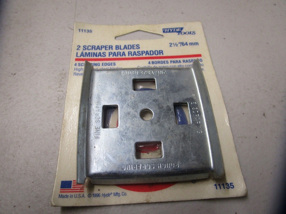 HYDE 11352-2 1/2 SCRAPER BLADE 4 EDGE 2 PACK