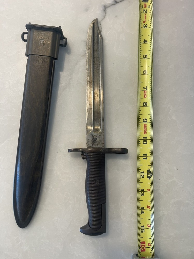 Authentic Ww2 US Bayonet date 1919