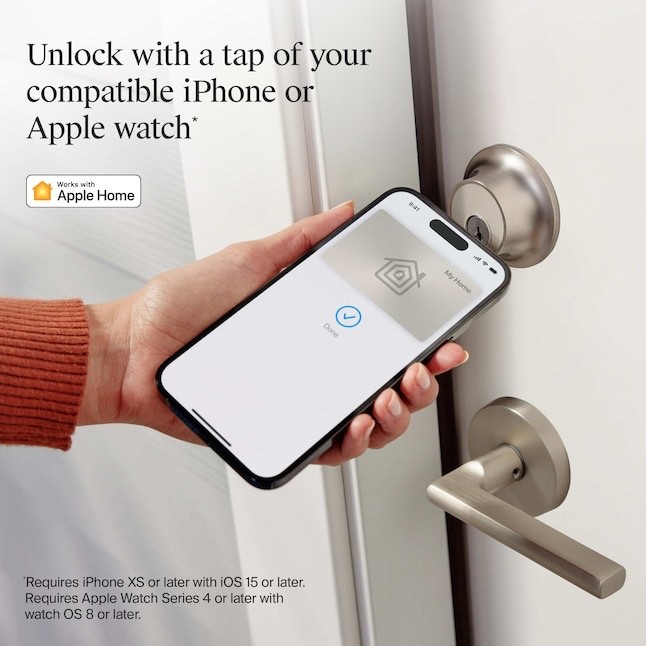 Level Lock C-E12U Model C2 The Invisible Smart Lock Silver Ring Alexa Compatible