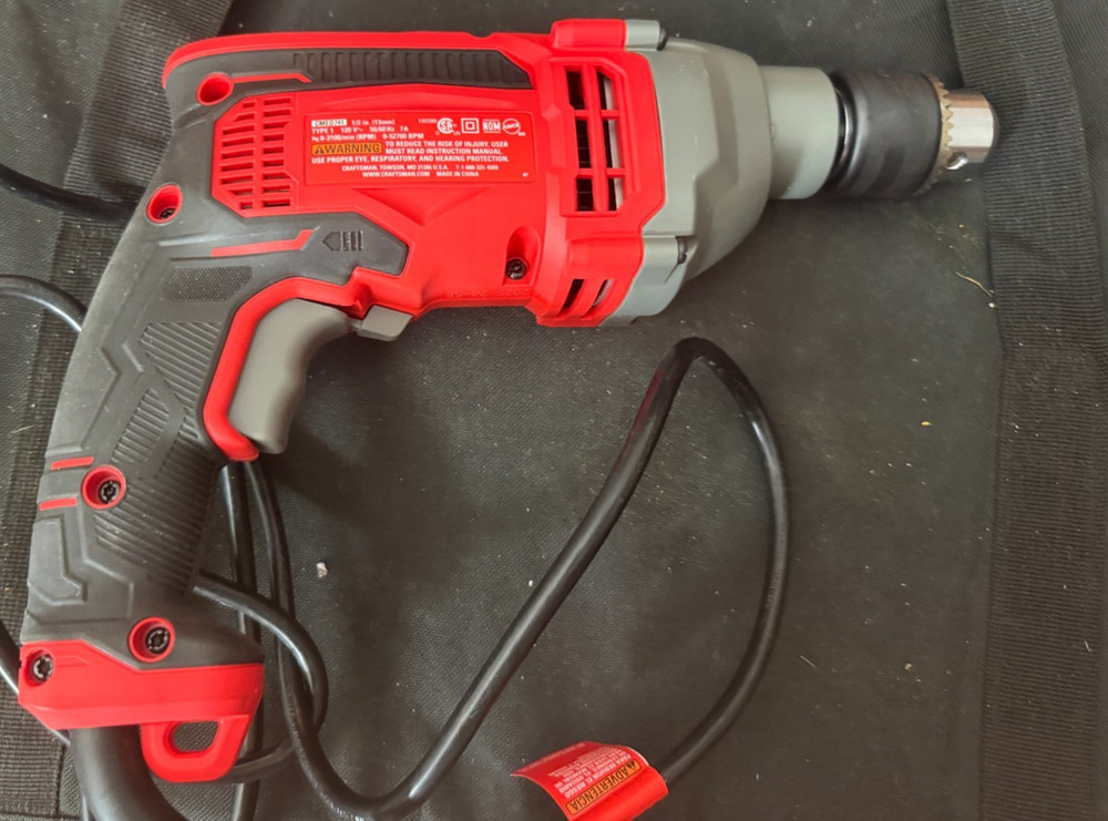 CRAFTSMAN 1/2-in 7 -Amp Variable Speed Hammer Drill
