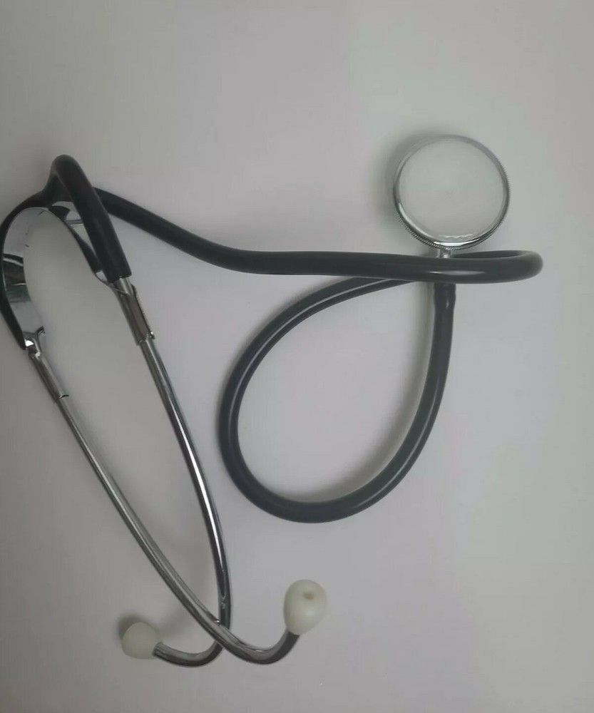 DELUXE STETHOSCOPE (FOR EDUCATIONAL (USE ONLY) Black EUC