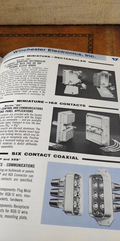1950s Winchester Electronics ~ Catalog No.359 ~Electronics Connectors Terminals
