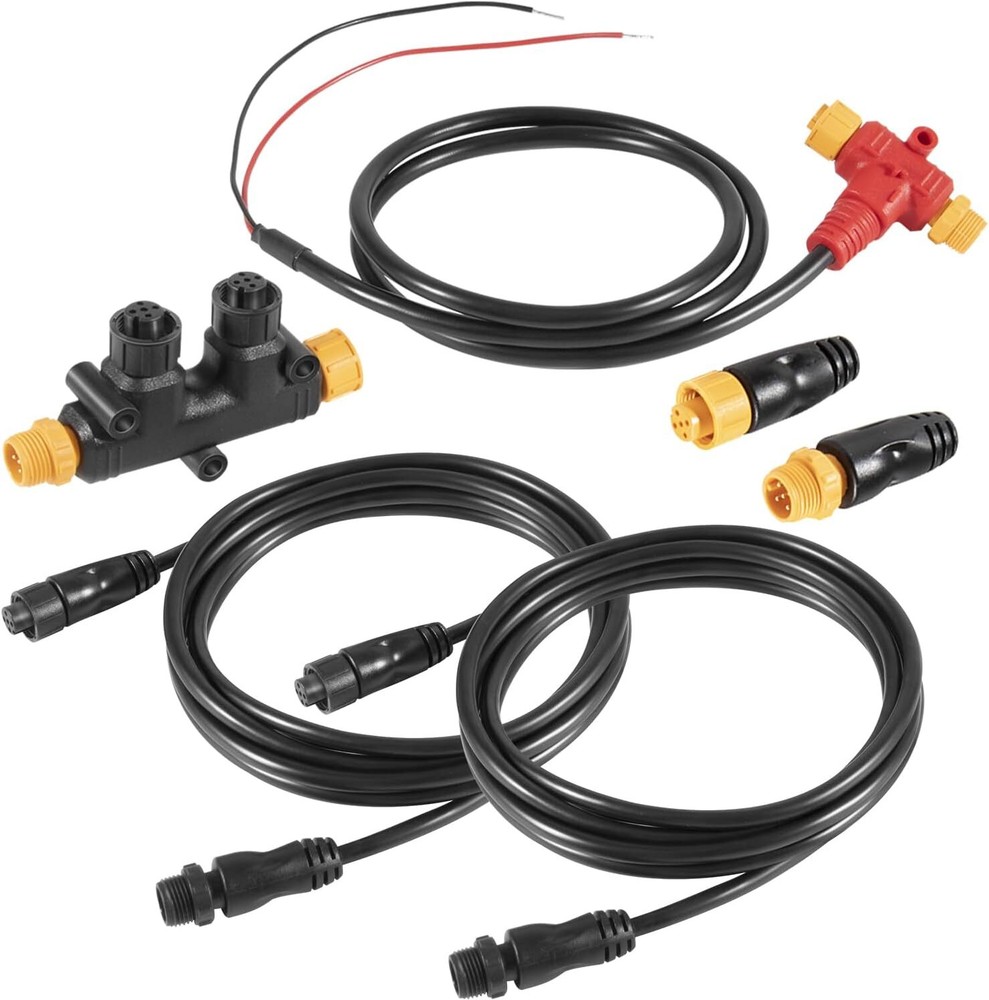 NMEA 2000 Starter Kit Power Cables Drop Cables Dual Tee Connector Terminator Kit