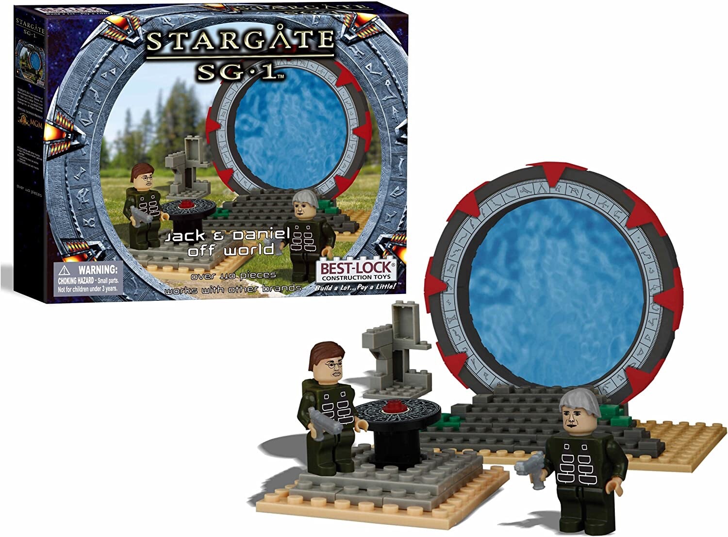 STARGATE Best Lock SG.1 Jack & Daniel Bricks brand new hard to found