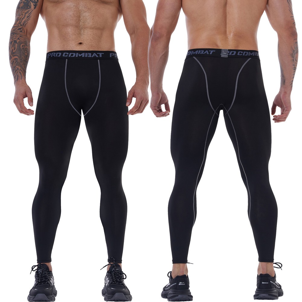 Men's Compression Pants Athletic Baselayer Workout Legging Sports Training Pants