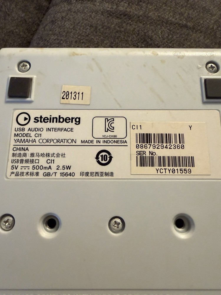 Steinberg CI1 USB Audio Interface