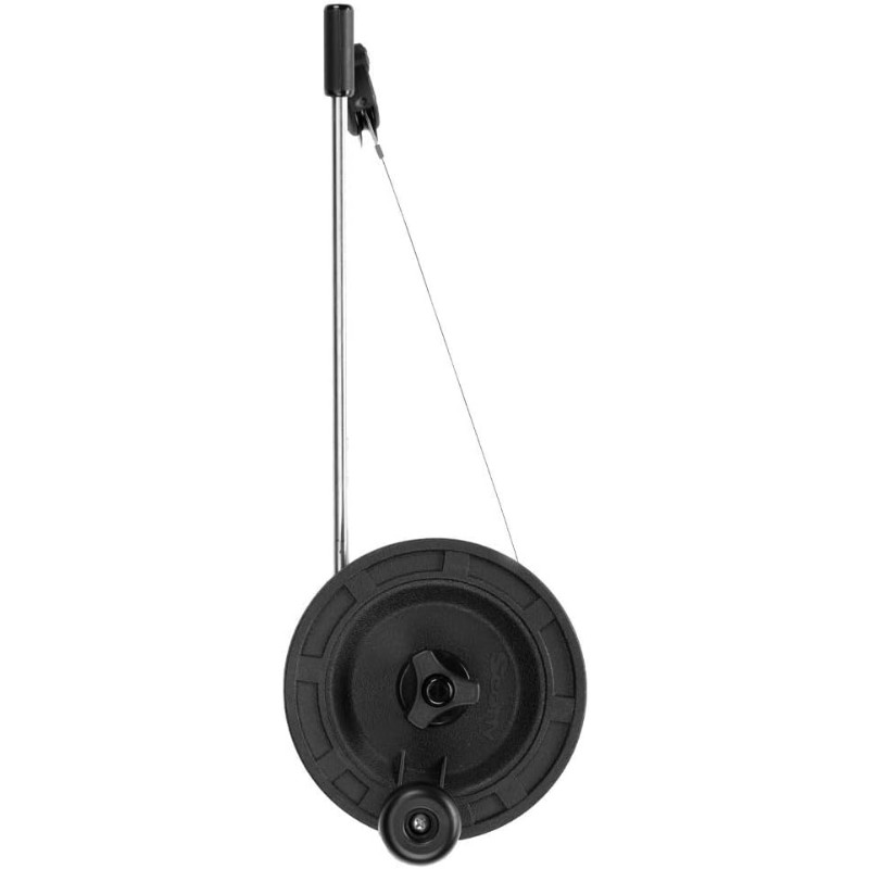 Scotty #1073DP Laketroller Manual Downrigger, Post Mount, Packed Black, Small