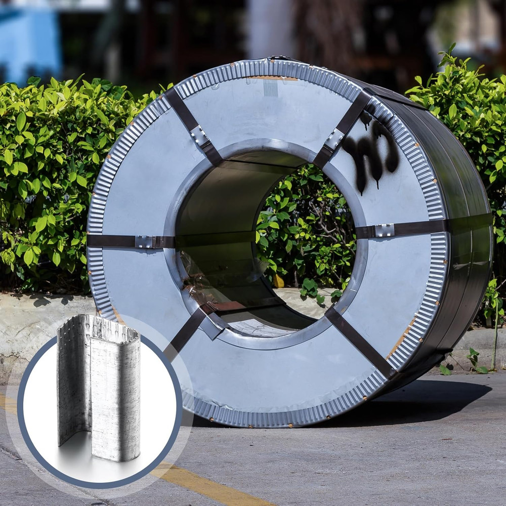 2000 Pcs Packaging Strapping Open Serrated Seals for 1/2" Strap Width Polyester