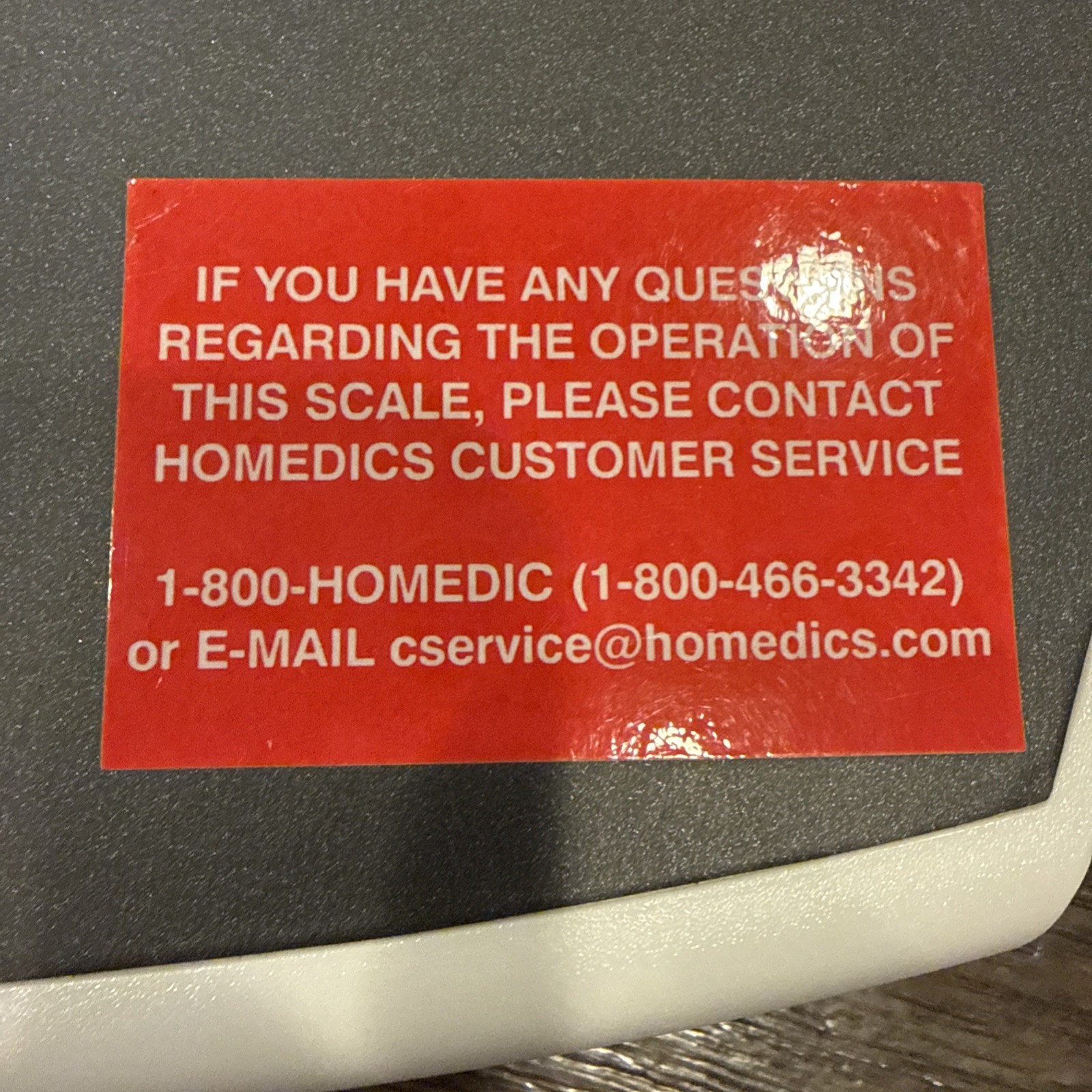 Vintage Homedics Bathroom Floor Scale Large Analog Dial 300 lbs Capacity