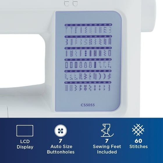 Brother CS5055 Computerized Sewing Machine with 60 Built-in Stitches