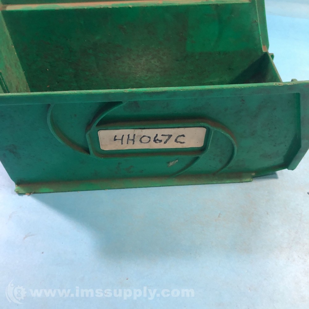 LewisBins+ SB126-4  Plastic Stackable Bins Green USIP