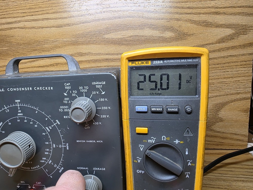 Heathkit C-3 Capacitor Tester Condenser Checker