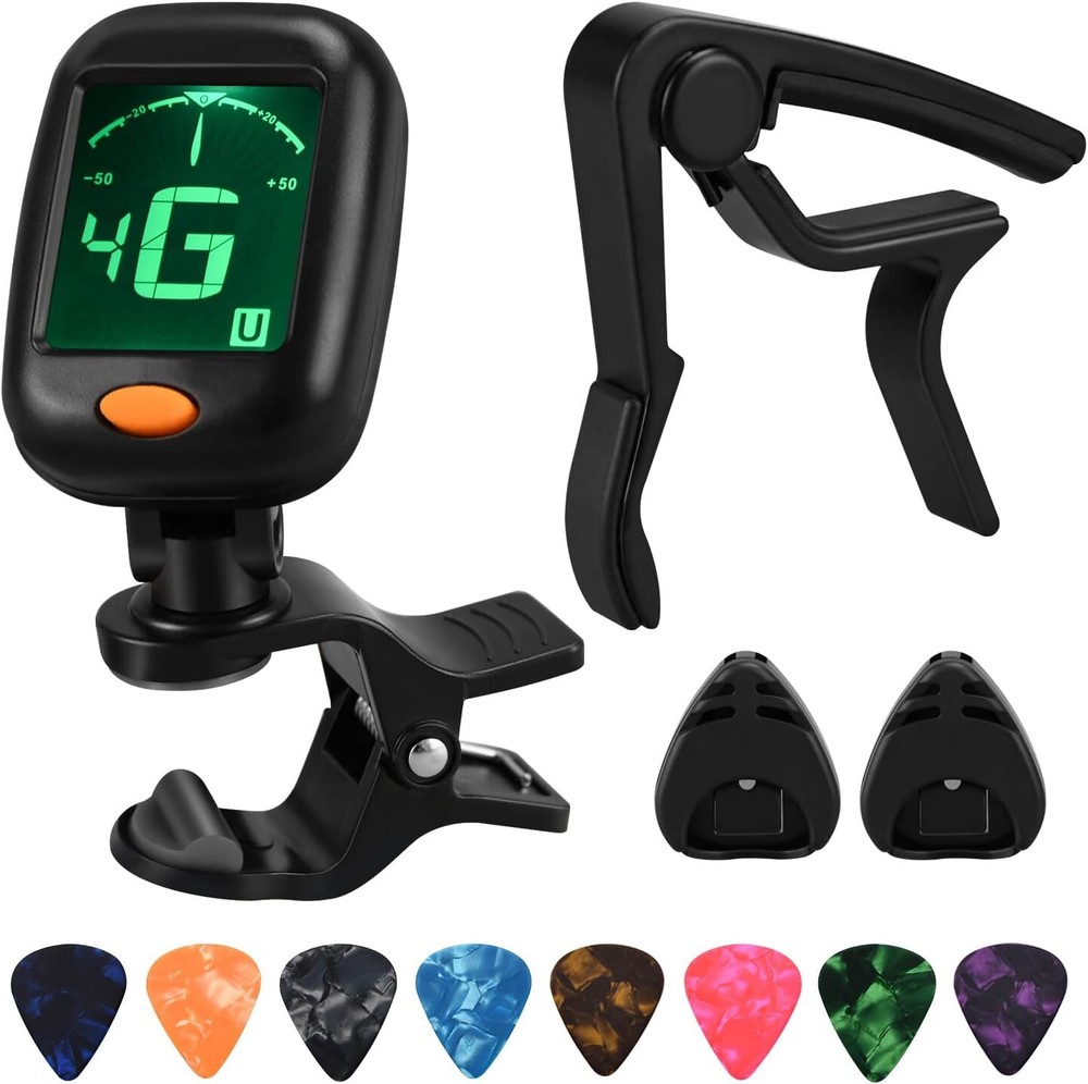 Guitar Capo Tuner Set, Accessories, Including 1 Set