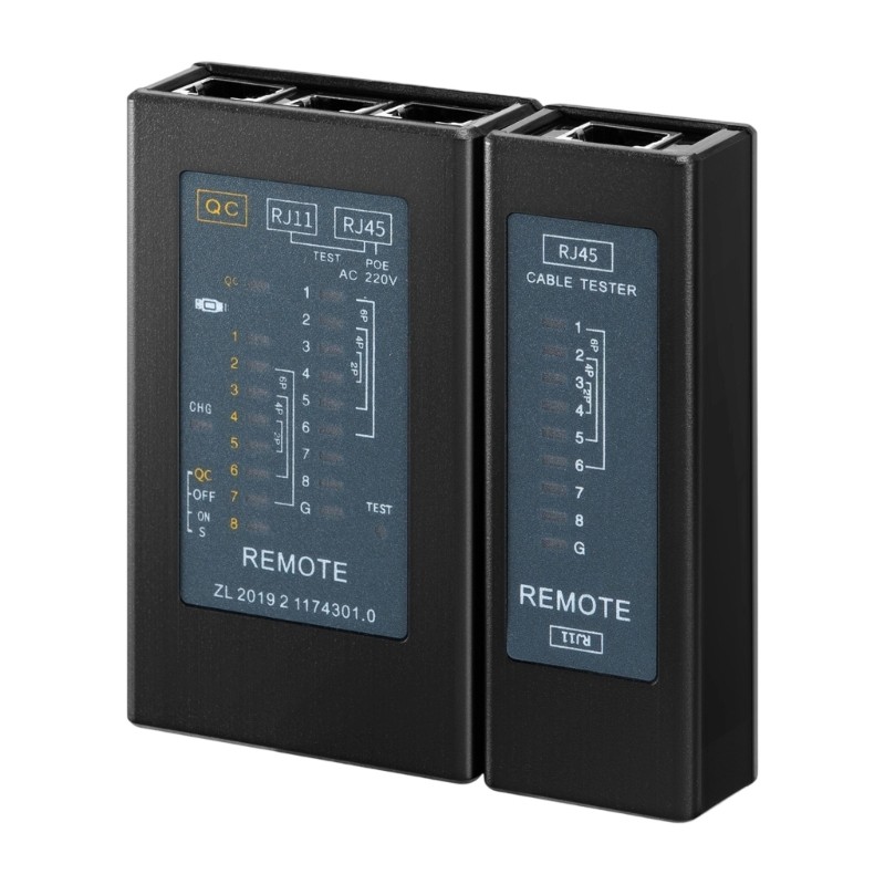 Single End Cable Tester 1000Mbps Portable ABS Device