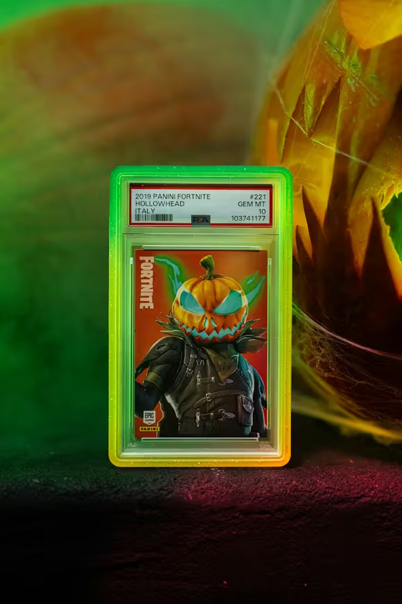 GradedGuard Trick Or Treat Pumpkin PSA Graded Card Protector (Corrected)