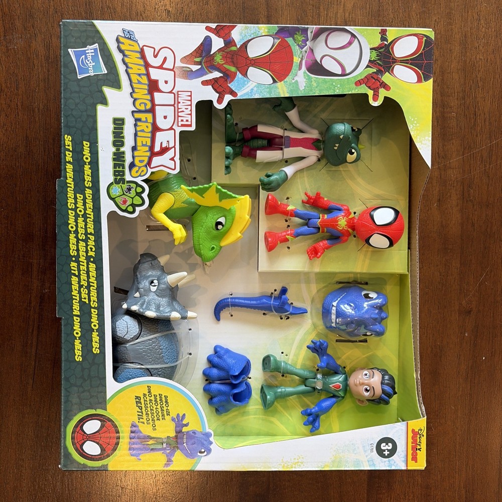 Spidey & Friends Dino-Webs, Dino Heroes, Lizard Action Figures